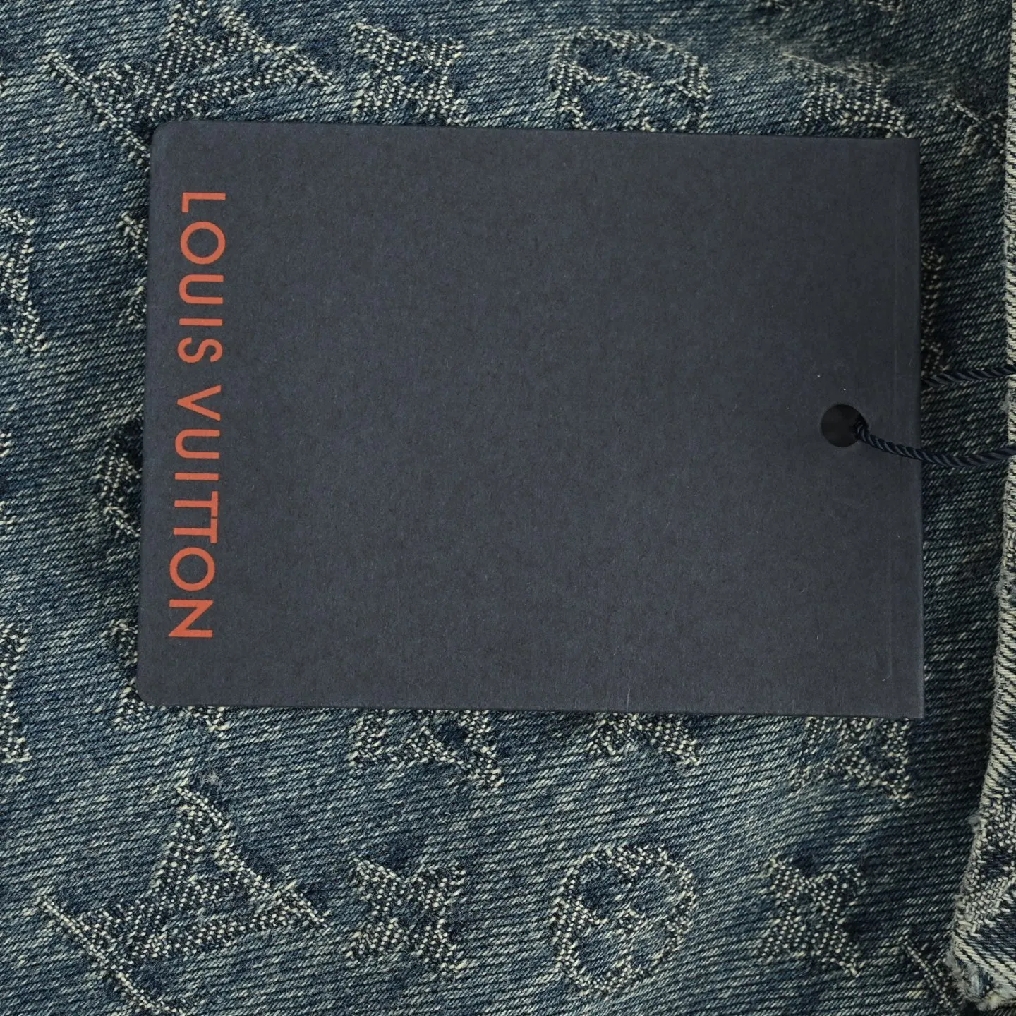 Louis Vuitton/Louis Vuitton 25ss all-over old flower jacquard suit denim short-sleeved shirt